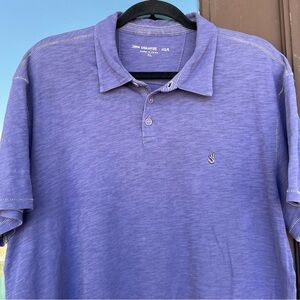 John Varvatos ⭐️ USA Purple Cotton Peace Polo XL